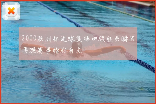 2000欧洲杯进球集锦回顾经典瞬间再现赛事精彩看点