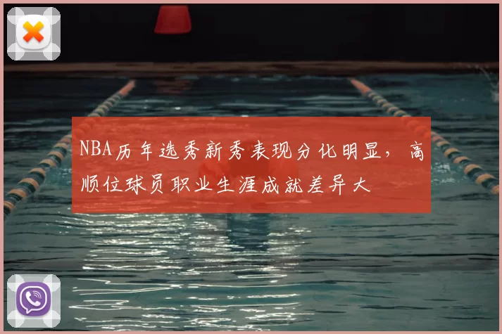 NBA历年选秀新秀表现分化明显，高顺位球员职业生涯成就差异大